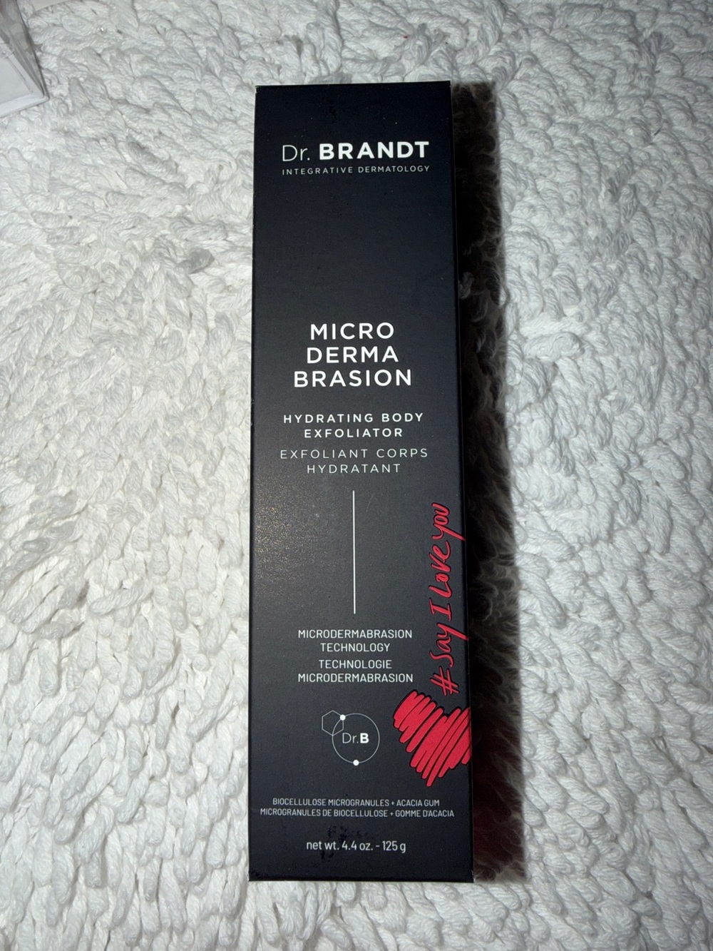 Dr. Brandt Black & Red Microdermabrasion Hydrating Body Exfoliator